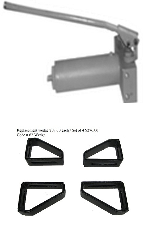 Hein Werner 62 Hydraulic Replacement Unit or Wedge for Transmission Jack